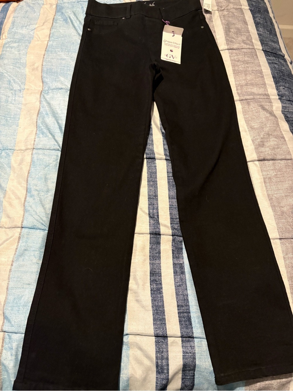 Gloria Vanderbilt Black Straight Leg Jeans